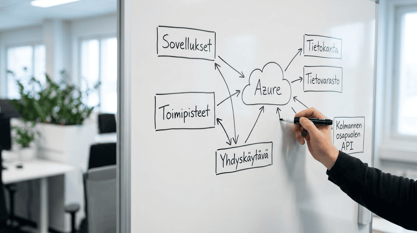 arkkitehtuurikuva on osa kilpailutusmateriaaleja